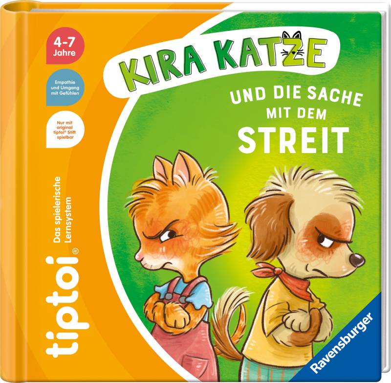 Ravensburger "tiptoi Bildergeschichten über den Umgang mit Gefühlen" - Kira Katze und die Sache mit dem Streit; Made in Europe von Ravensburger