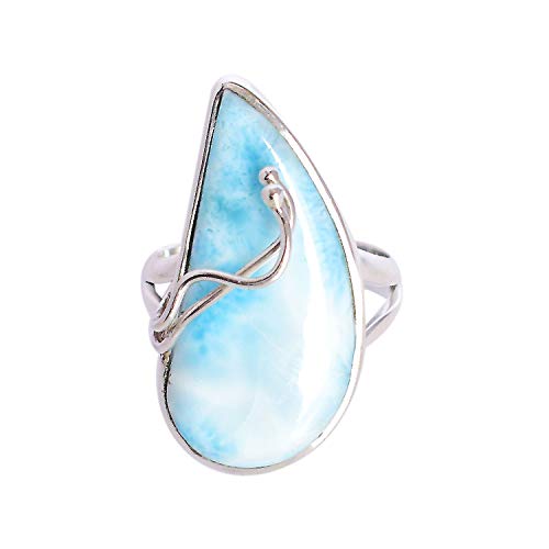 Ravishing Impressions Jewellery Damen Unisex - 0,925 Sterling-Silber 925 Fancy-Shape Blue Larimar von Ravishing Impressions Jewellery