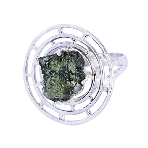 Ravishing Impressions Jewellery Ring Sterling-Silber 925 Moldavit Designer Schmuck Geschenk für sie -5102, Stein, Moldavit Ravishing Impressions Jewellery Ring Sterling-Silber 925 Moldavit Designer Schmuck Geschenk für sie -5102, Stein, Moldavit von Ravishing Impressions Jewellery