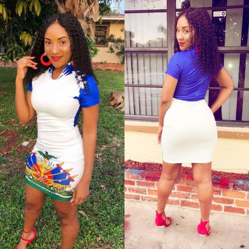 Haiti Flagge Bleistift Kleid Haiti Flagge Bleistift Kleid von RavishingCreations