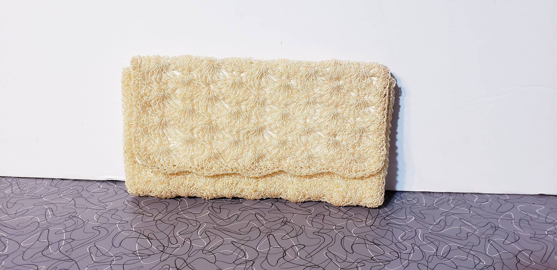 Jahrgang Faux Perle Kupplung Geldbeutel Formale Braut von RavishingRetro