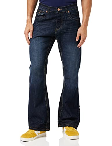 Raw Indigo Ltd Herren A31 Bootcut Jeans, Blau (Darkwash Darkwash), 28S von Raw Indigo Ltd