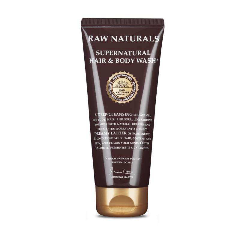 Raw Naturals Supernatural Hair & Body Wash (200 ml) von Raw Naturals