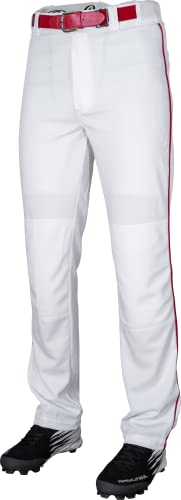 Rawlings Halbrelaxte Baseballhose in voller Länge, solide und paspelierte Optionen, Jugendgrößen, mehrere Farben Rawlings Halbrelaxte Baseballhose in voller Länge, solide und paspelierte Optionen, Jugendgrößen, mehrere Farben von Rawlings