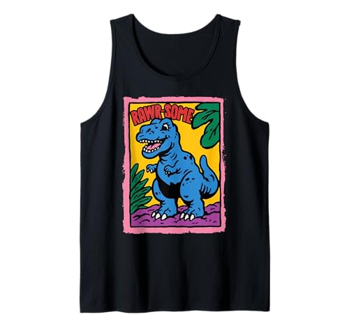 Lustiger Dinosaurier T-Rex Rawr-Some süßes Dino-Geschenk für Kinder Tank Top von Rawr-some Dino Kids