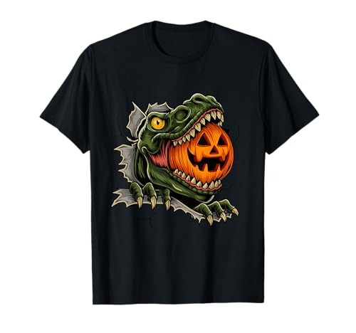 Dinosaurier T Rex Lustiger Boo Halloween Jungen Herren Kürbis passend T-Shirt Dinosaurier T Rex Lustiger Boo Halloween Jungen Herren Kürbis passend T-Shirt von Rawrsome Dinosaur T Rex Outfit