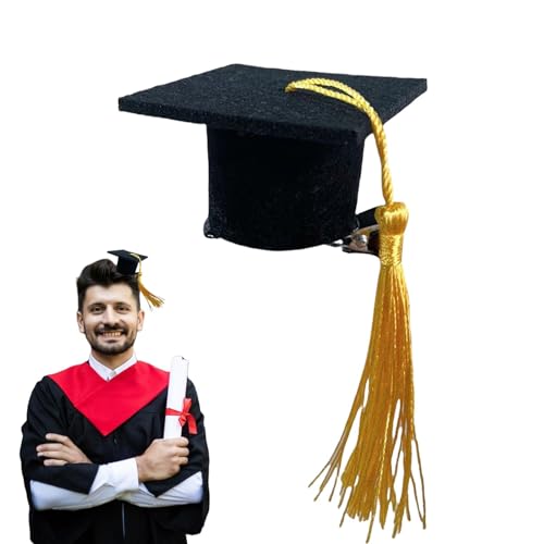 Abschlusshuteinsatz, Abschlusshutband | Doktorhutband - 10-teiliges Haarnadel-Set für Abschlusshut, Abschlusshut-Einsatz von Raxove