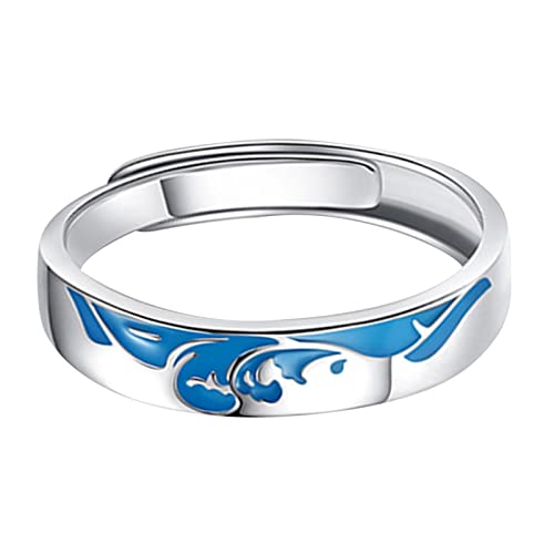 Einstellbarer Versprechen Ring - Offene Ringe Berg und Meer Ehemann Ehefrau Trauringe Verlobungsringe | Versprechen Ringe für Paare, Ehemann, Hochzeit, Verlobung, Paare, Geschenke Einstellbarer Versprechen Ring - Offene Ringe Berg und Meer Ehemann Ehefrau Trauringe Verlobungsringe | Versprechen Ringe für Paare, Ehemann, Hochzeit, Verlobung, Paare, Geschenke von Raxove