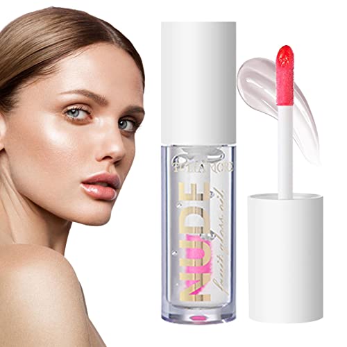 Fruchtlippenöl,Farbwechselnder Fruchtglanzstift | Farbwechselnder Stain & Lipstick Farbwechselnder Lippenstift für Frauen spendet trockenen Lippen Feuchtigkeit Raxove von Raxove