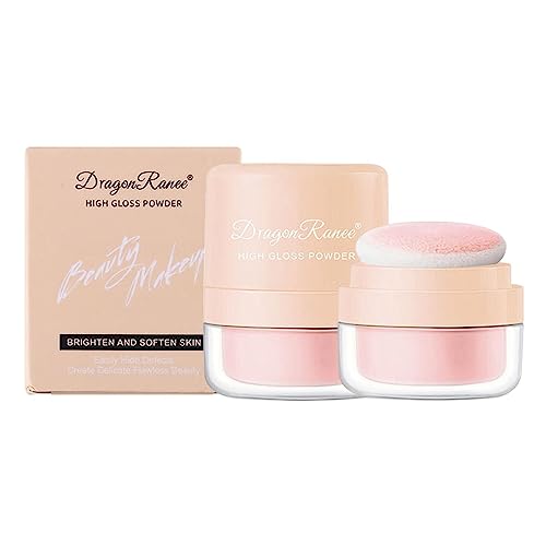 Gesichts-Highlighter-Puder,Schlüsselbein-Wangen-Gesichts-Highlighter - Erhellen Sie das Luftpolsterpuder-Ganzkörper-Schimmer-Make-up für einen strahlenden Look für Frauen und Männer Raxove von Raxove