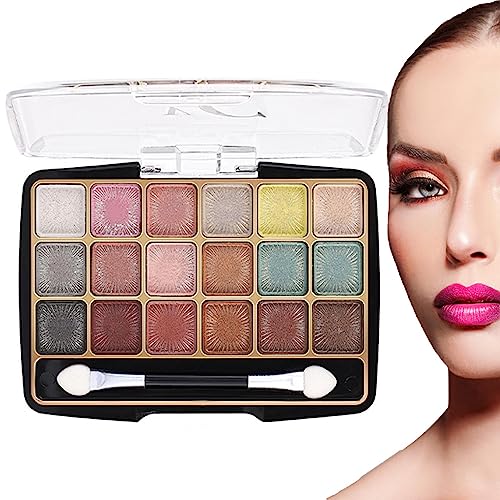 Glitzer-Lidschatten-Palette - Matte Perlmutt-Lidschatten-Palette | Sanftes und nicht reizendes Augen-Make-up-Zubehör für Hochzeiten, Partys und den täglichen Gebrauch Raxove von Raxove