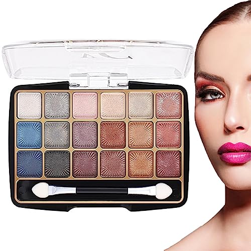 Lidschatten-Make-up-Palette,Weibliche Perlmutt-Matt-Lidschatten-Palette - Augen-Make-up-Tool mit hoher Farbsättigung für Hochzeiten, Partys und den täglichen Gebrauch Raxove von Raxove