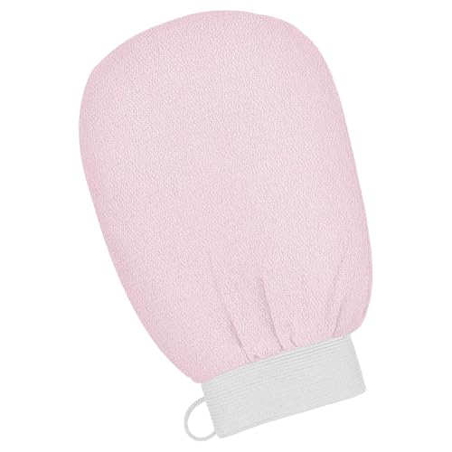 Peeling-Handschuhe | Peelinghandschuh für die Haut mit Schleife zum Aufhängen | Peeling-Badehandschuhe für eine und erneuerte Haut – ideal für Männer und Frauen von Raxove