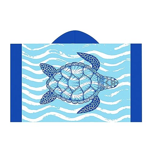 Bademantel zum Umziehen im Freien, Bademantel mit Kapuze für Kinder, weiche und atmungsaktive Mädchenkleidung für den im Freien von Raxove