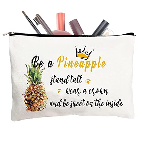 Raxove Leinen-Kosmetiktasche, Leinen-Make-up-Tasche, Thermo-Transfer-Leinen-Handytasche, Blumen-Make-up-Tasche, Stoff-Make-up-Tasche für Studenten von Raxove