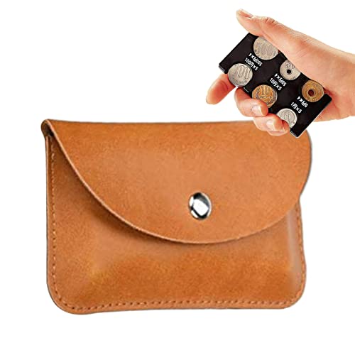 Raxove Umschlag-Geldbörsen für Damen – PU-Leder-Tasche – tragbare Geldaufbewahrungstasche für Kleingeld, mit Münzsortierer von Raxove