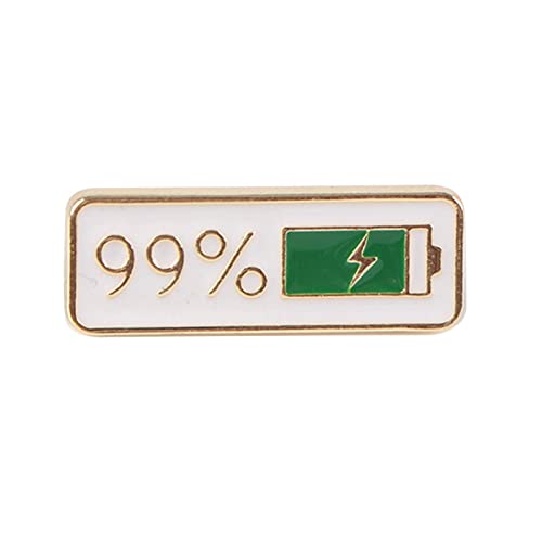 Soziale Batterie-Pins,Fashion Social Mood Brosche Pins | Fashion Social Mood Brosche Pins für Kleidung Rucksack Hut – Social Battery Anstecknadel für Damen Herren Raxove von Raxove