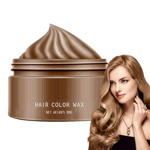 Temporäres Haarfärbewachs - Temporäre Haarfärbecreme für 30 ml | Einfach zu verwendendes Vibrierendes Haarfärbewachs, Sofortfarbton Waschbar Für Männer, Don von Raxove