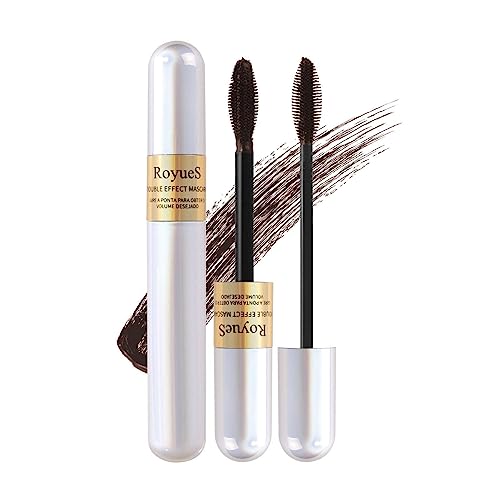 Mascara, Schwarzer wasserfester, voluminöser Doppeleffekt, Mascara Liquid Lash Extensions, Mascara-Volumen zum Heben, Locken und Vervielfachen Raxove von Raxove