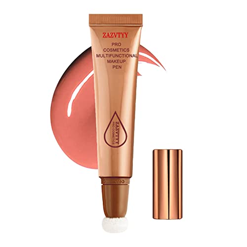 Vollflächige Foundation, Frische Concealer Foundation, 20 ml Deckkraft-Make-up mit Schwamm-Applikator für einen seidig-glänzenden Satin-Look für Frauen Raxove von Raxove