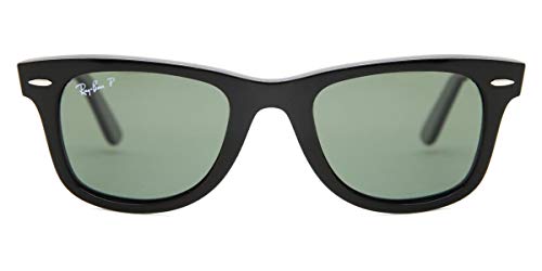 Ray-Ban 2140 Wayfarer Polarized Sunglasses - Glossy Black - size One Size von Ray-Ban