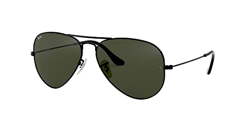 Ray-Ban AVIATOR LARGE METAL RB 3025 Unisex Sonnenbrille BLACK/G- CLASSIC GREEN 58/14/135 von Ray-Ban