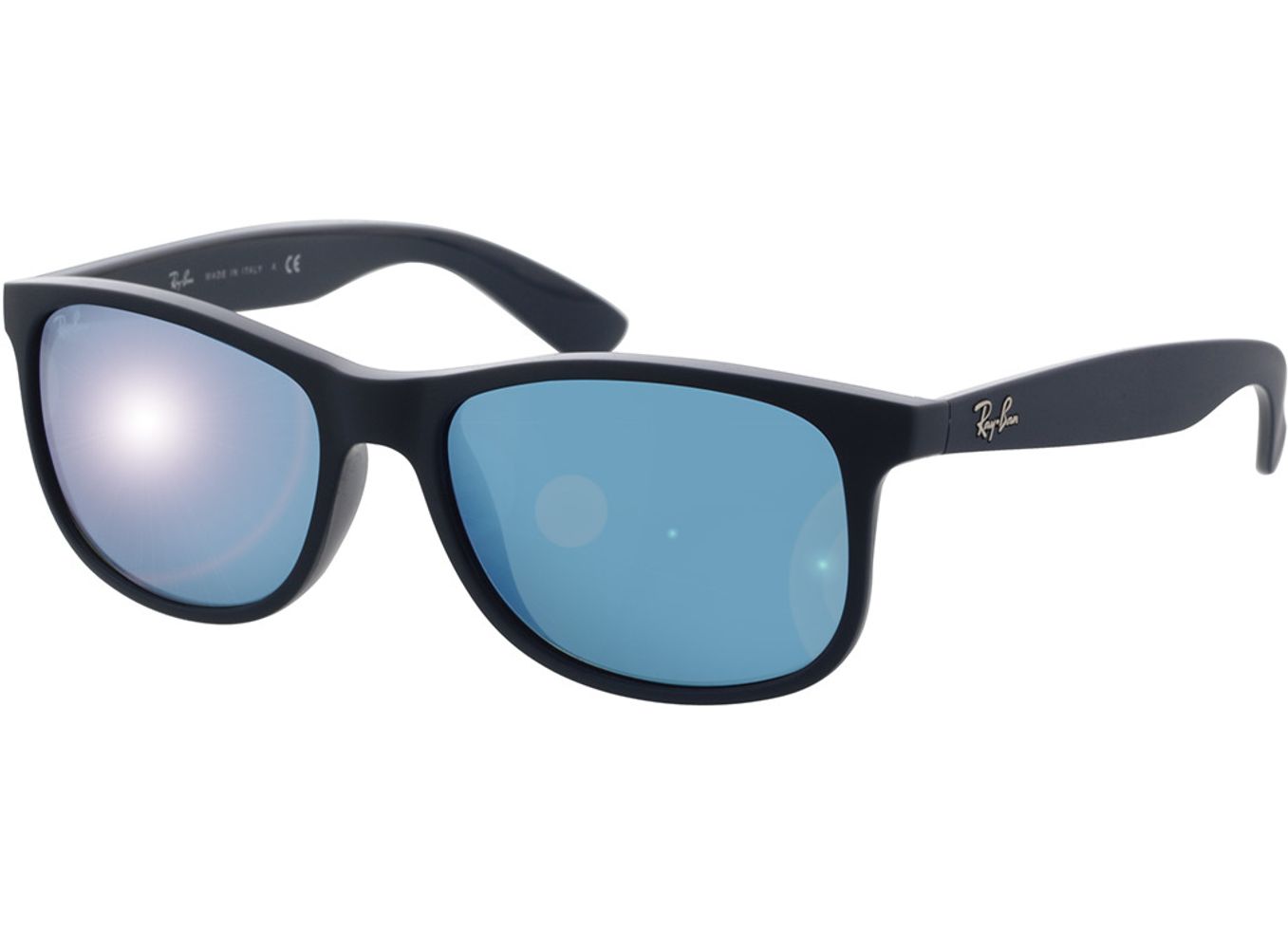 Ray-Ban Andy RB4202 615355 55-17 Sonnenbrille ohne Sehstärke, Herren, Vollrand, Eckig von Ray-Ban