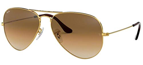 Ray-Ban Aviator Large Metal Gradient RB3025-001/51-55 - Damen/Herren Sonnenbrille - Gold von Ray-Ban