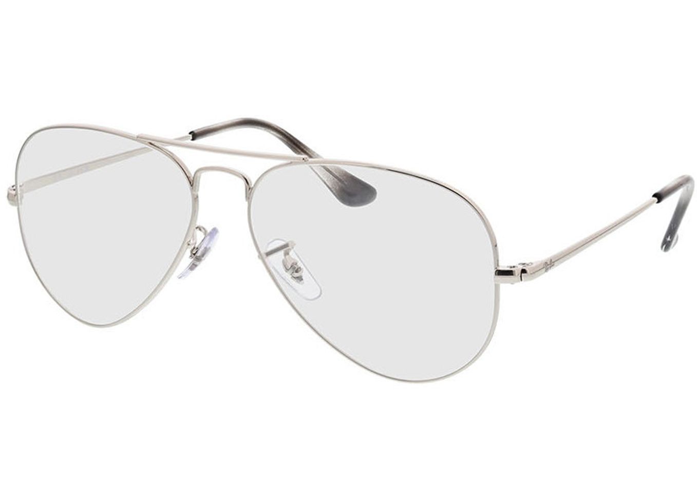 Ray-Ban Aviator RX6489 2501 55-14 Brillengestell inkl. Gläser, Damen/Herren, Vollrand, Pilot von Ray-Ban