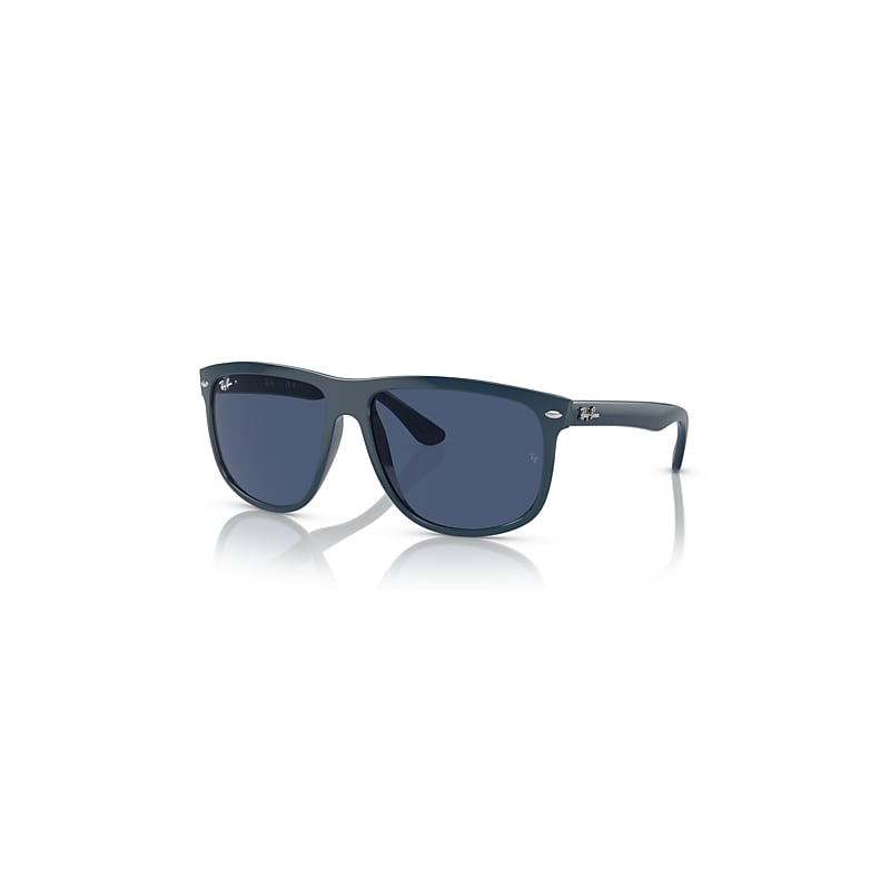 Ray-Ban Boyfriend Sonnenbrillen Dunkelblau Fassung Blau Glas 60-15 von Ray-Ban