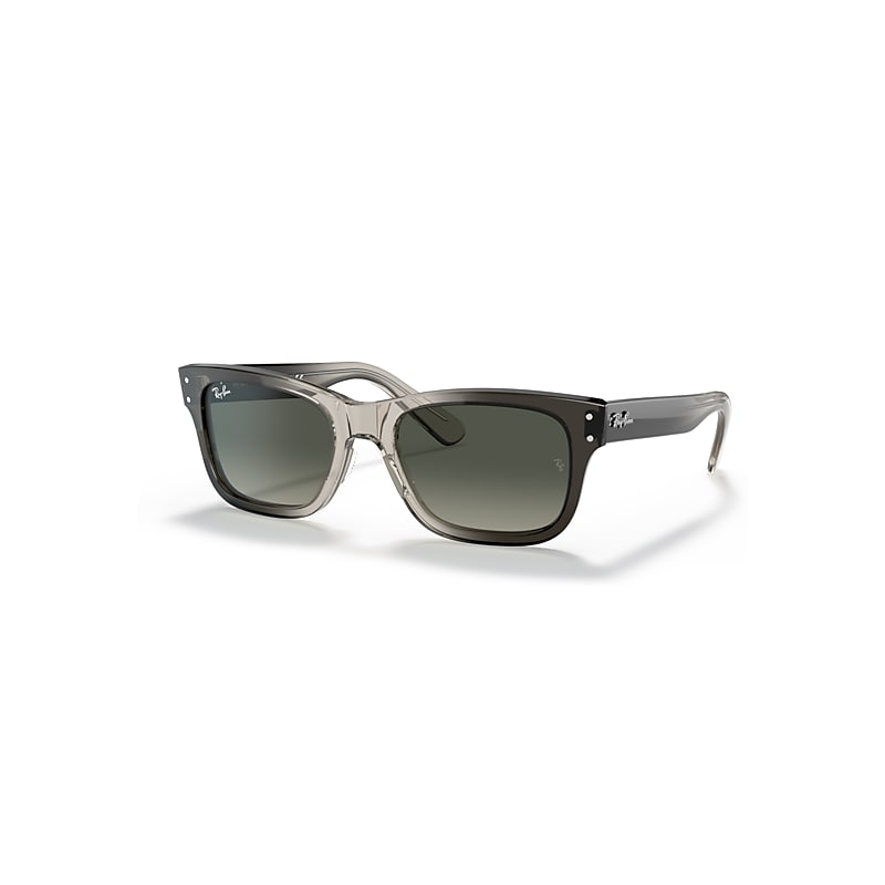 Ray-Ban Burbank Sonnenbrillen Grau Fassung Grau Glas 55-20 von Ray-Ban