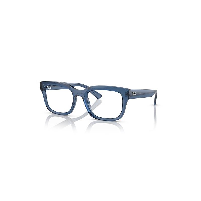 Ray-Ban Chad Optics Bio-based  Dunkelblau Transparent Fassung Klar Glas Polarisiert 52-22 von Ray-Ban