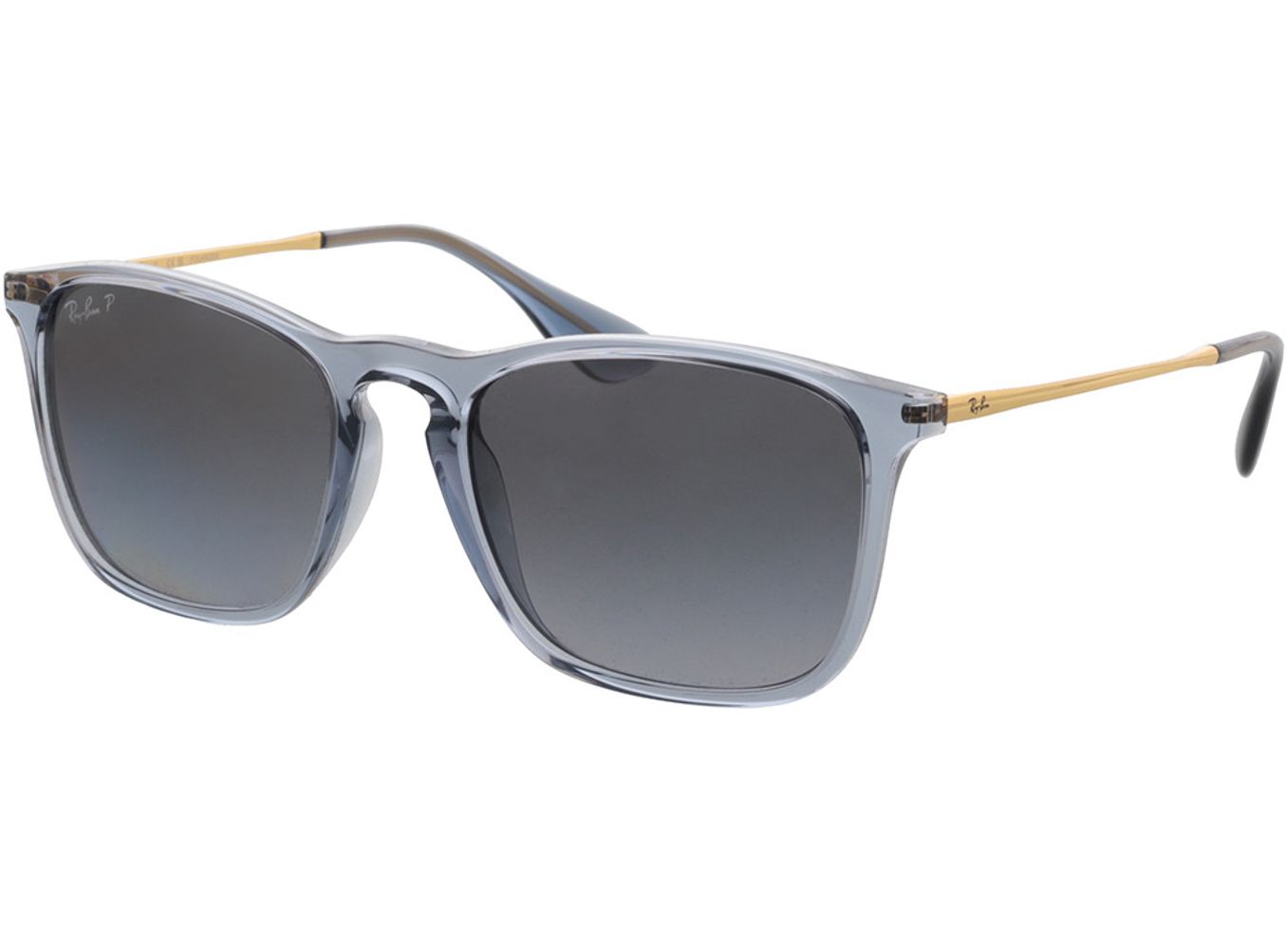 Ray-Ban Chris RB4187 6592T3 54-18 Sonnenbrille mit Sehstärke erhältlich, Herren, Vollrand, Eckig von Ray-Ban