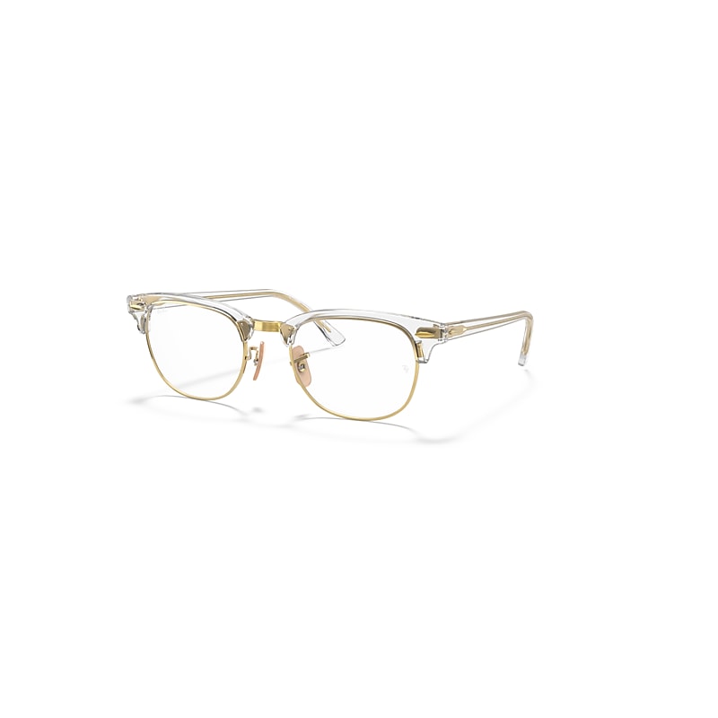 Ray-Ban Clubmaster Optics  Transparent Fassung Klar Glas 53-21 von Ray-Ban