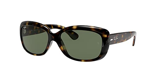 Ray-Ban Damen Sonnenbrille RB4101, Gr. One Size, Light Havana/Crystal grün von Ray-Ban