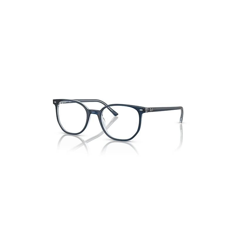 Ray-Ban Elliot Optics  Blau Auf Blau Transparent Fassung Demo Gläser Glas Polarisiert 50-19 von Ray-Ban