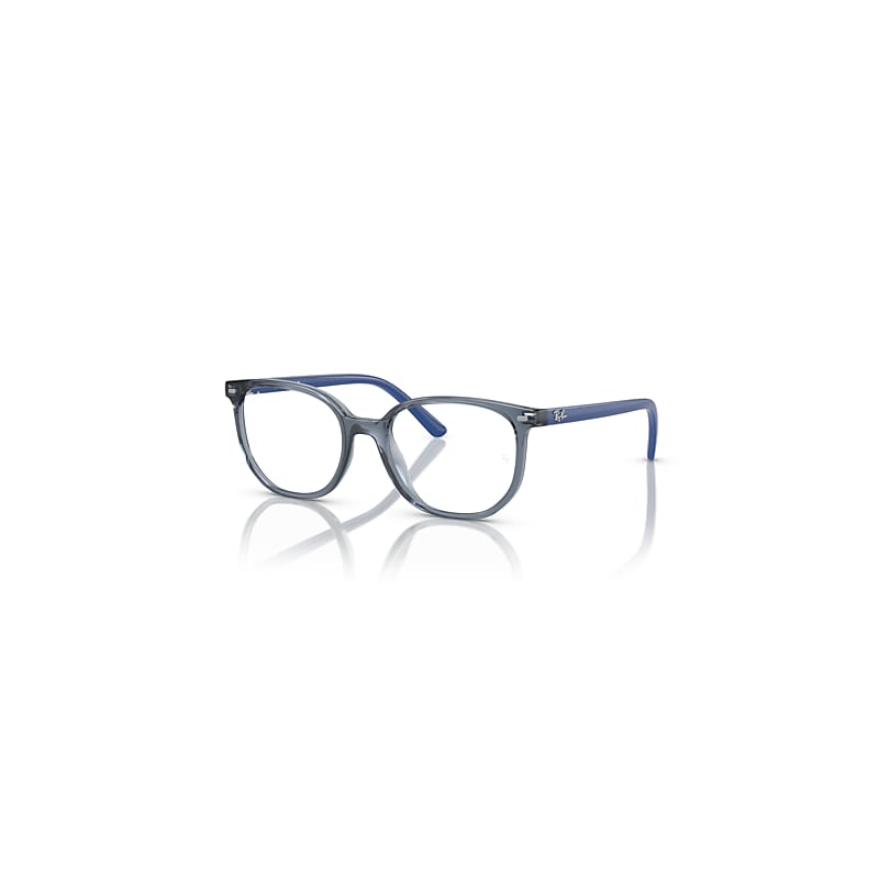 Ray-Ban Elliot Optics Kids  Blau Fassung Klar Glas Polarisiert 46-16 von Ray-Ban