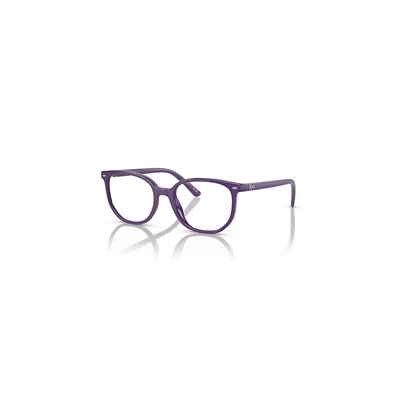 Ray-Ban Elliot Optics Kids  Opal Violett Fassung Klar Glas Polarisiert 44-16 von Ray-Ban