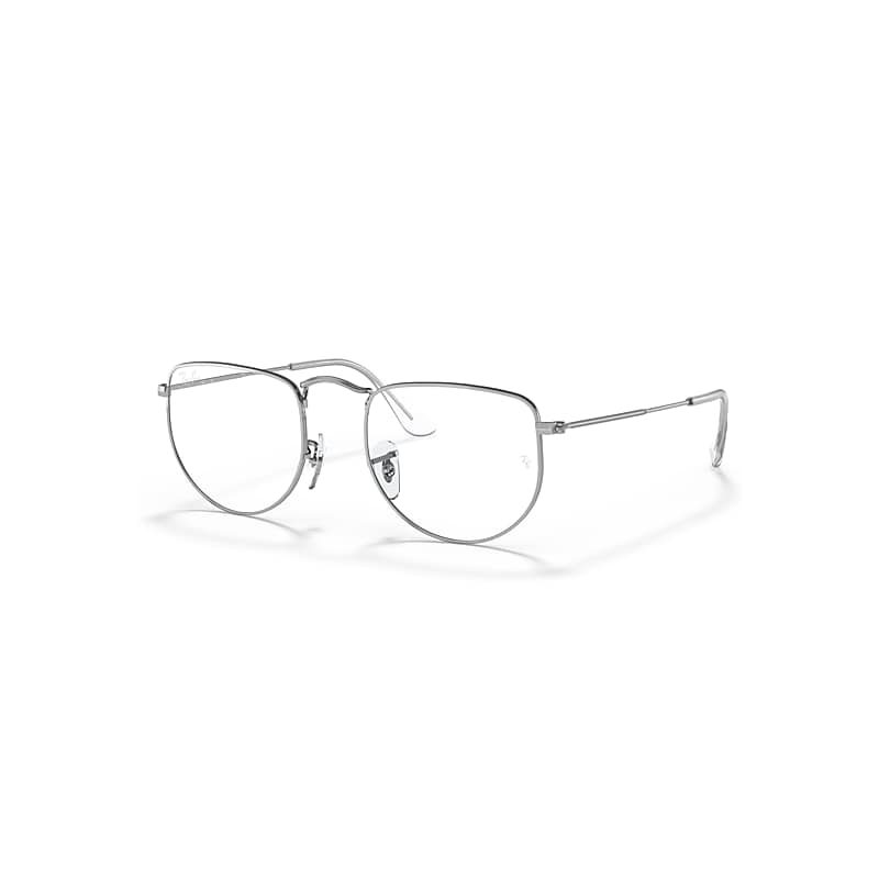 Ray-Ban Elon Optics  Silber Fassung Klar Glas 50-20 von Ray-Ban