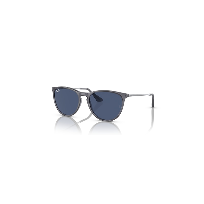 Ray-Ban Erika Kids Sonnenbrillen Silber Fassung Blau Glas 50-15 von Ray-Ban