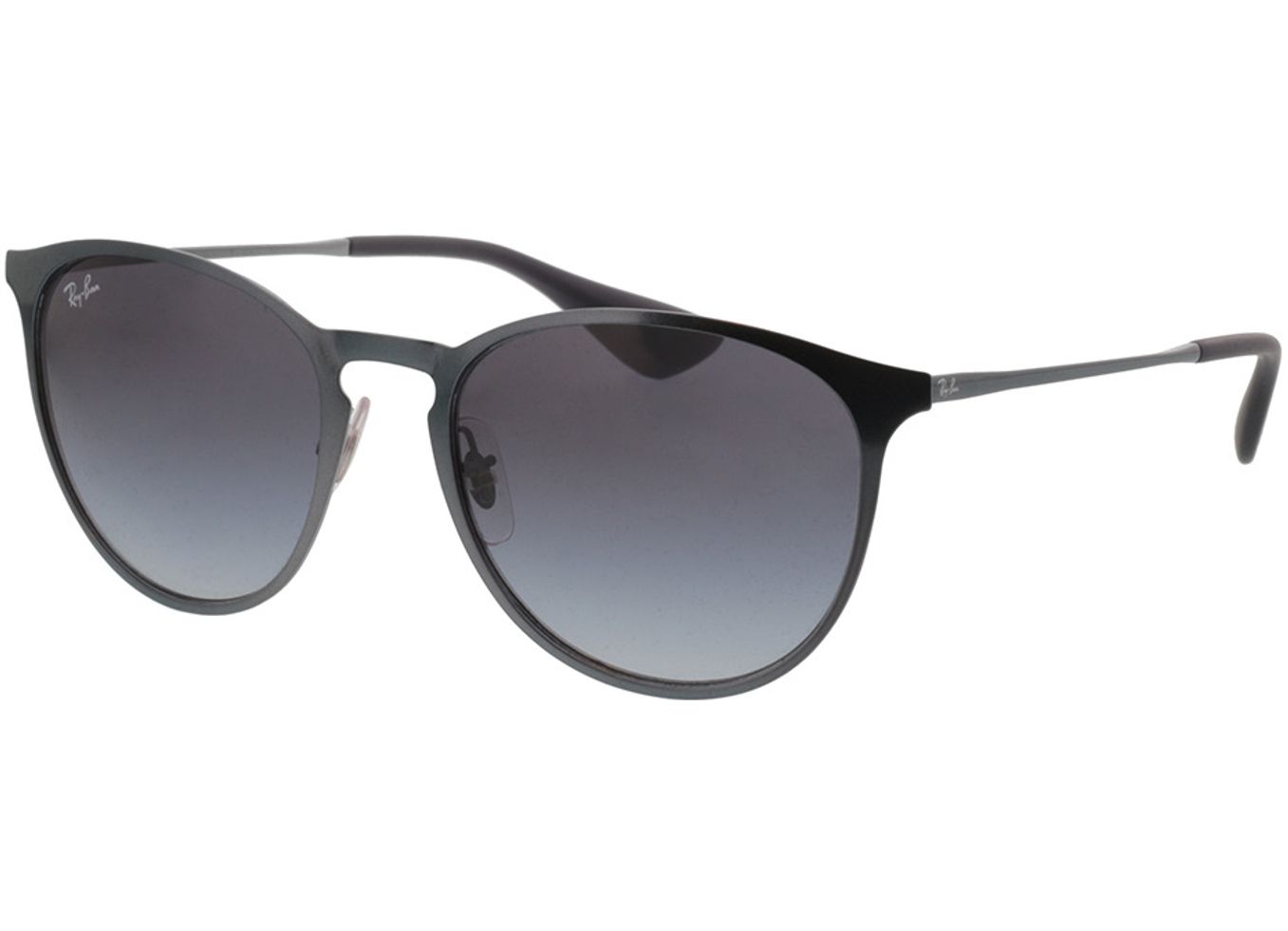 Ray-Ban Erika Metal RB3539 192/8G 54-19 Sonnenbrille mit Sehstärke erhältlich, Damen/Herren, Vollrand, Rund von Ray-Ban