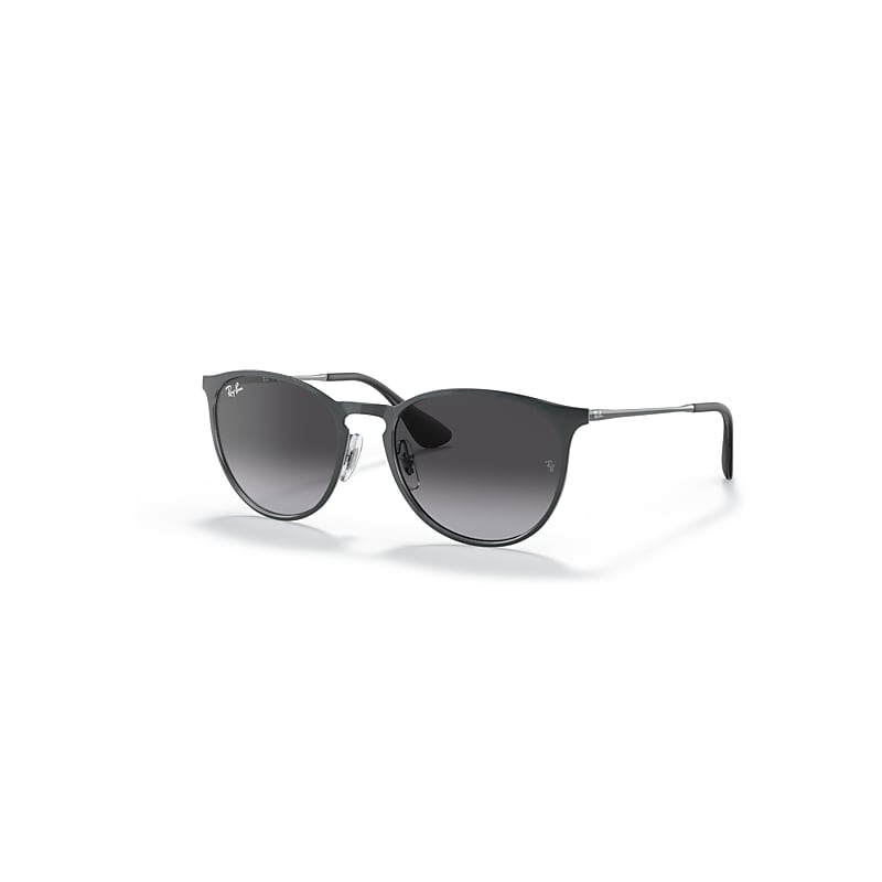 Ray-Ban Erika Metal Sonnenbrillen Grau Fassung Grau Glas 54-19 von Ray-Ban