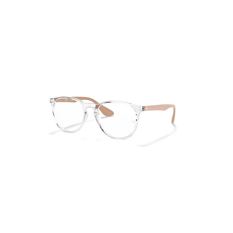 Ray-Ban Erika Optics  Beige Fassung Klar Glas 51-18 von Ray-Ban