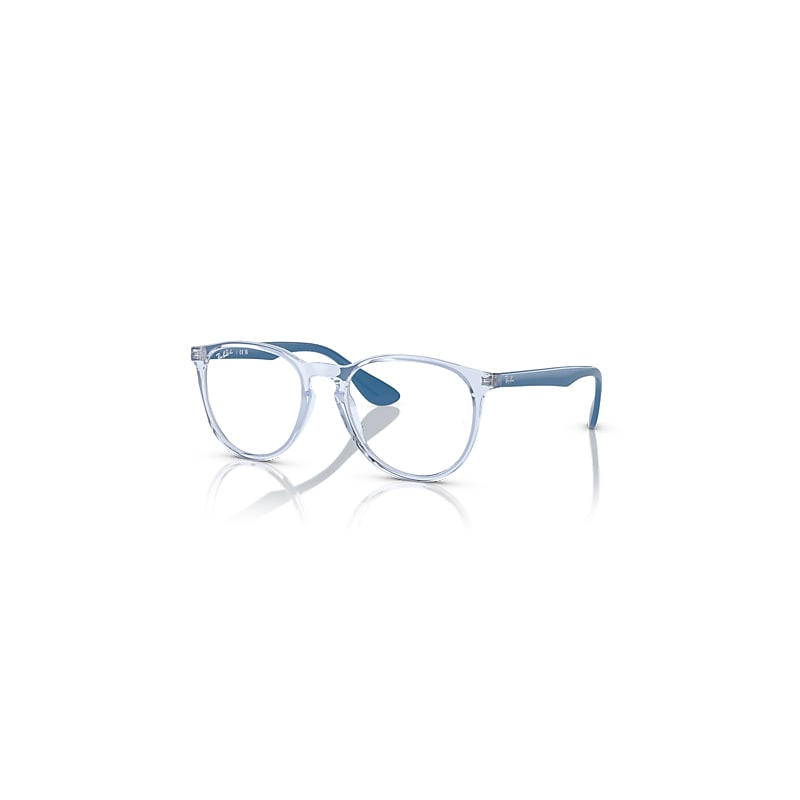 Ray-Ban Erika Optics  Hellblau Fassung Klar Glas Polarisiert 51-18 von Ray-Ban