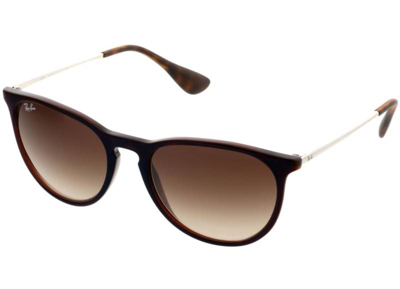 Ray-Ban Erika RB4171 631513 54-18 Sonnenbrille mit Sehstärke erhältlich, Damen, Vollrand, Rund von Ray-Ban