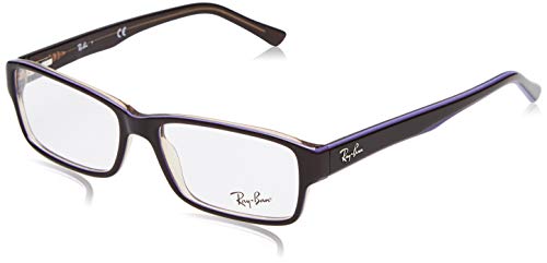 Ray-Ban Herren 0RX5169 Brillengestelle, Braun (Trasp Brown On Top Violet), 52 von Ray-Ban
