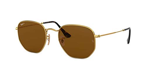 Ray-Ban Herren Sonnenbrille 3548N, Gold (Braun Klassisch), 51 von Ray-Ban