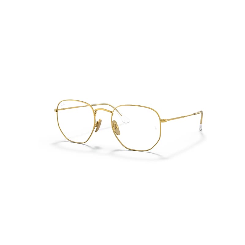Ray-Ban Hexagonal Titanium Optics Gold Fassung Klar Glas Polarisiert 54-21 Ray-Ban Hexagonal Titanium Optics Gold Fassung Klar Glas Polarisiert 54-21 von Ray-Ban