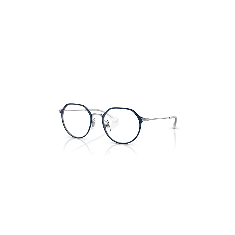 Ray-Ban Jack Optics Kids  Silber Fassung Klar Glas Polarisiert 45-18 von Ray-Ban