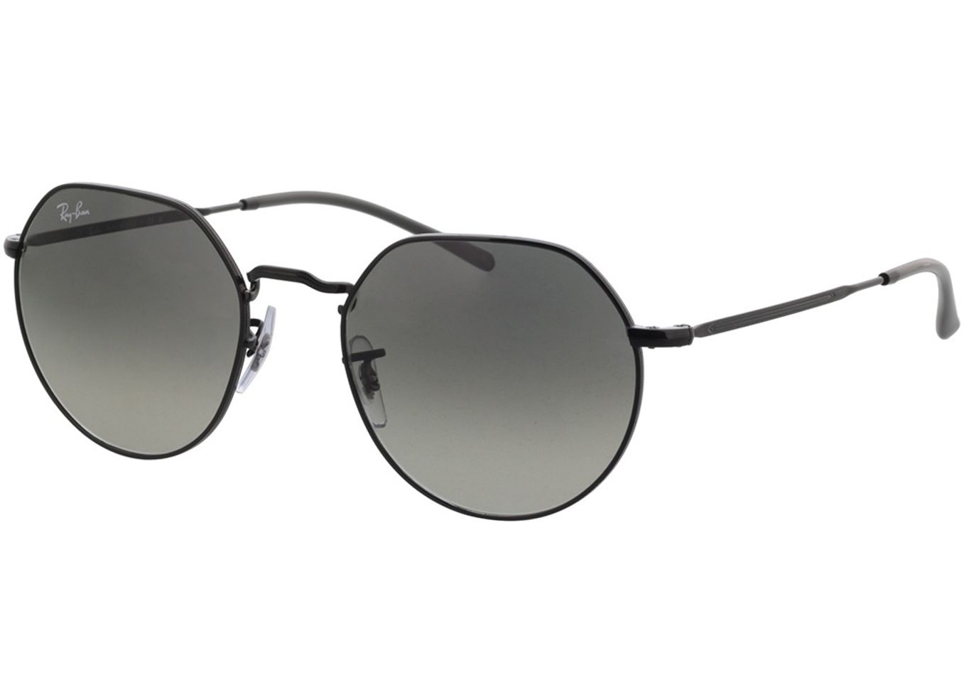 Ray-Ban Jack RB3565 002/71 53-20 Sonnenbrille mit Sehstärke erhältlich, Damen/Herren, Vollrand, panto von Ray-Ban